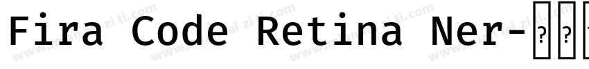Fira Code Retina Ner字体转换